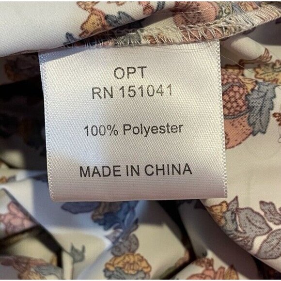 O.P.T One Pretty Time Daphne Large Floral Smocked Short Sleeve Maxi Dress NEW - Picture 10 of 11